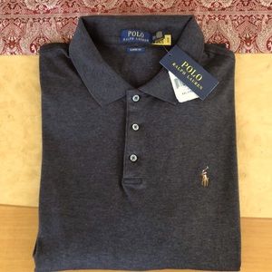 NWT Polo Ralph Lauren Classic Fit Long Sleeve Polo Shirt   Men’s